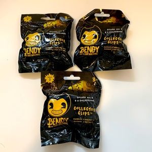 Bendy ant the ink machine series 1 collector clips bundle of (3) blind bags